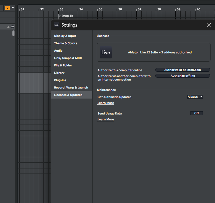 Ableton Ableton Live 12 Suite